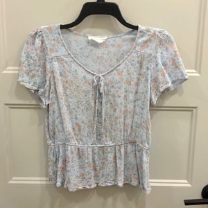 Pastel Floral Blouse